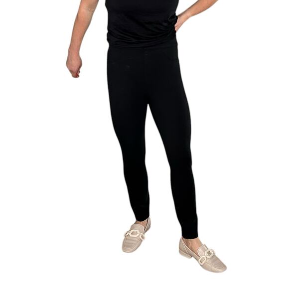 SPANX Black The Perfect Ponte Ankle Pant Women's Size Medium Slimming Career - Picture 5 of 11